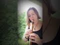 Melody on my new Blue Bear Native American Flute 💙💙