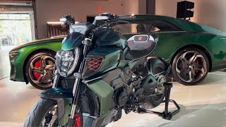 Новая версия мотоцикла Diavel Ducati и Bentley совместного производства. Всего 500 штук