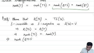 Lecture - 6.2 Rank of a Matrix