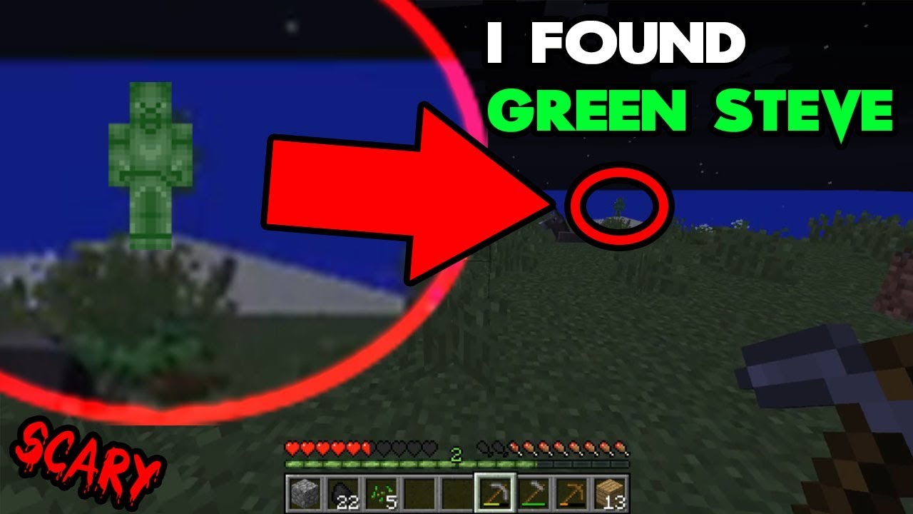 I Found Green Steve on this Minecraft Seed (Scary Minec 