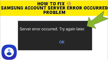 How To Fix Samsung Account "Server error occurred" Problem || Tech Issues Solutions