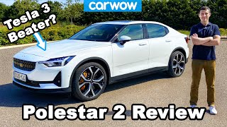 Обзор электромобиля Polestar 2 — посмотрите, в чем он превосходит Tesla Model 3