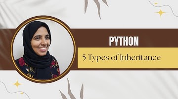 #52Python Tutorial For Beginners|Types of Inheritance-Single,Multiple,Multilevel,Heirarchical,Hybrid