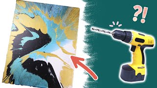 540 Spin Art With Drill First Time