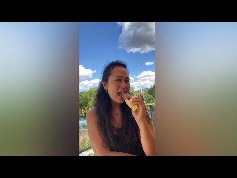 How to Eat Toblerone Triangular Shape IceCream#Shorts