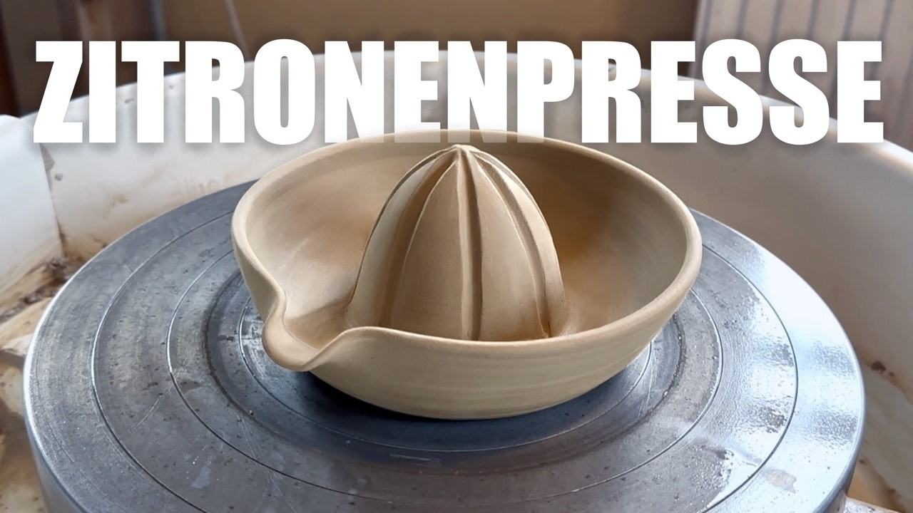 Wie man eine Zitronenpresse töpfert