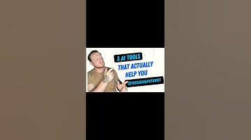 3 AI Tools That Actually Help You (Better Than ChatGPT?)