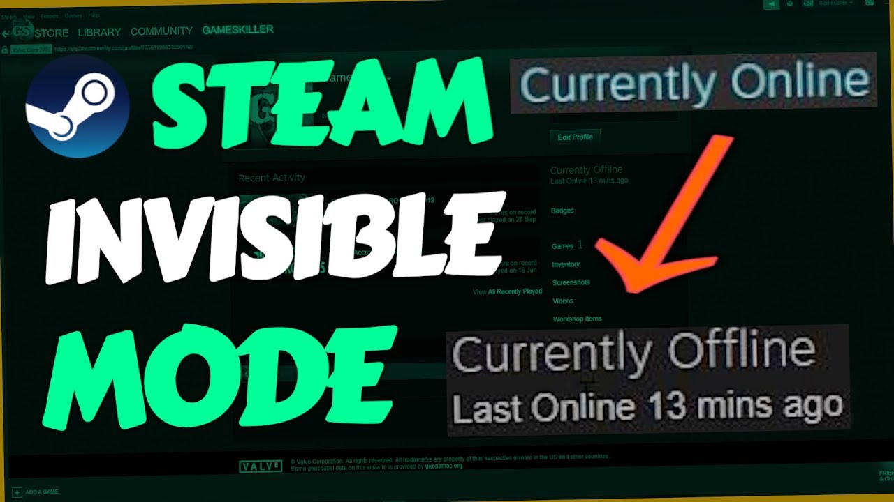 How to Appear Offline on Steam