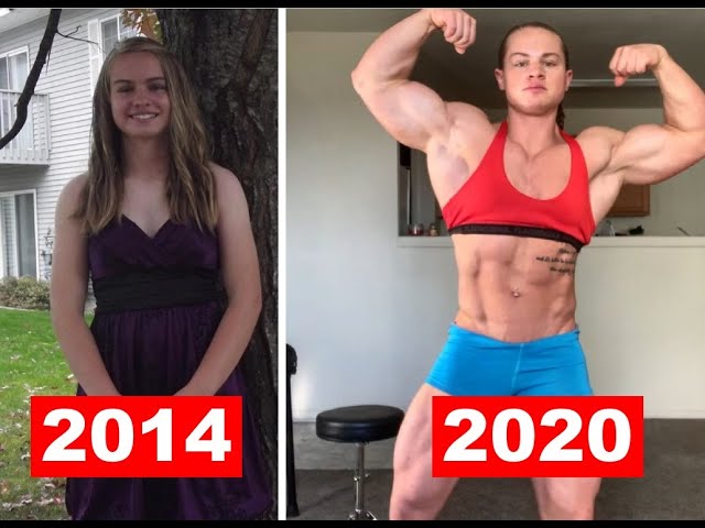 Muscle transformation of Paige DuMars | Then and Now 2014-2020 | Muscular transformation class=