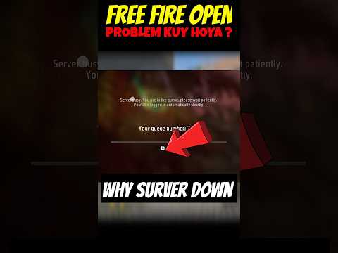 Free Fire Ka Surver Down 👎 Kuy Hoya Tha 😭 Free Fire Open Kyon Nahi Ho Raha Tha 😡 #freefire #shorts