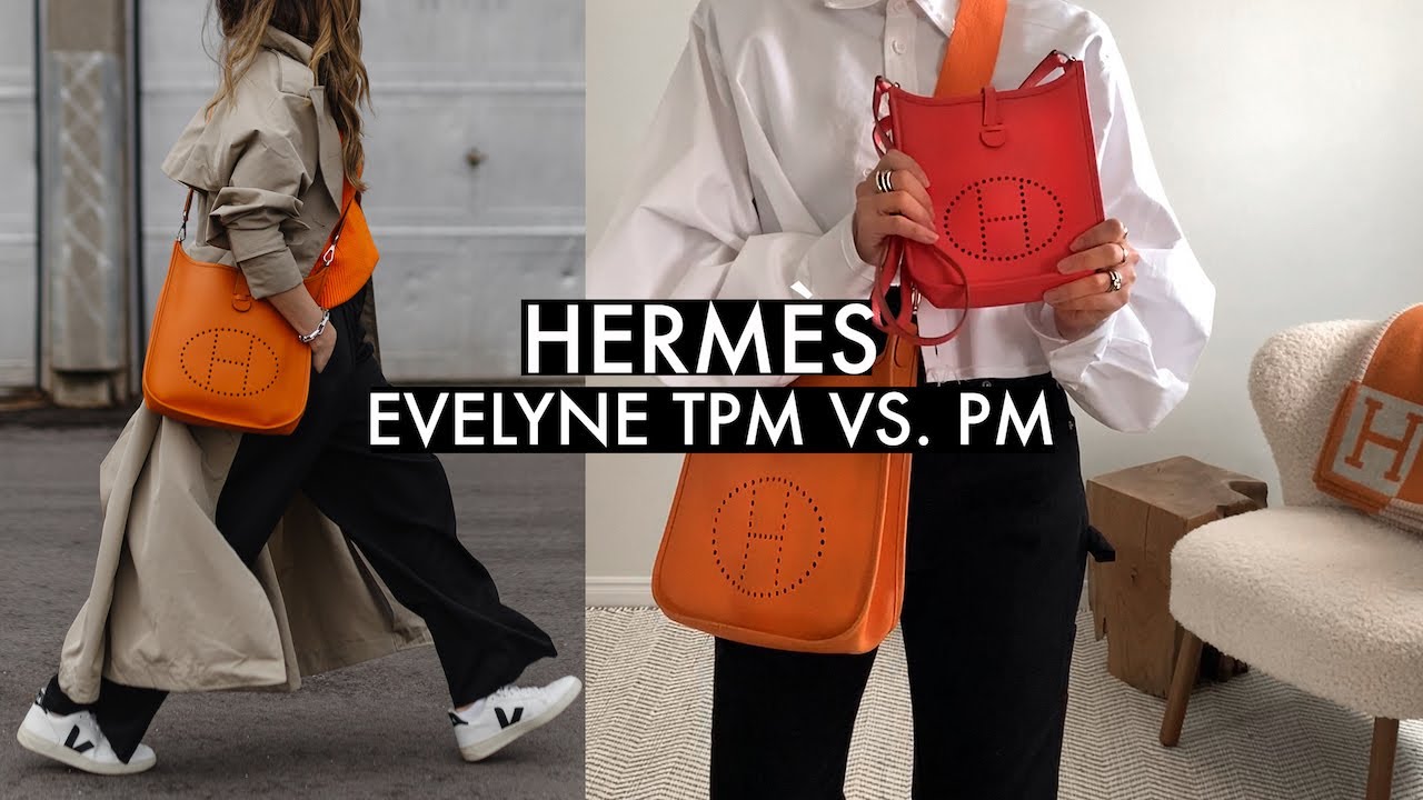 Which Hermes starter bag is better? 😍 Hermes Mini Aline VS Mini Evelyne Bag  Comparison 