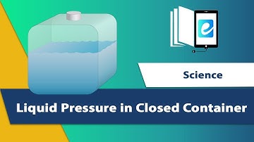Liquid pressure in a closed container | Science for kids|| Animated science video || elearn K12