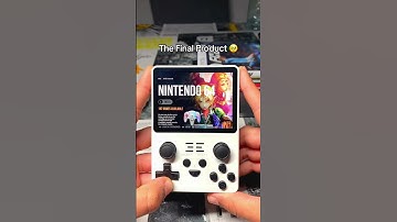 The Prototype Vs The Final Product #gamesvault #handheldconsole #retrogaming