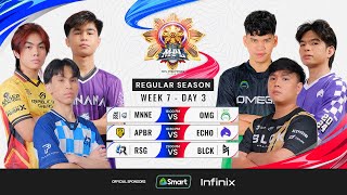 🔴LIVE | MPL PH S13 | FILIPINO-Week 7 Day 3