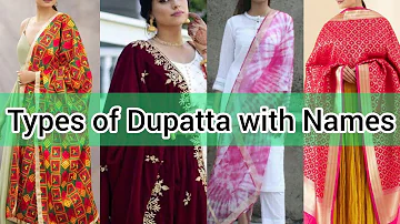 Types of Dupatta with Names 💯||Trendy Dupattas🔥|Different Dupattas with their Names||Fashionicon0510