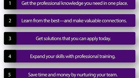 5 Reasons To Attend O