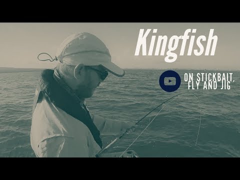 Kingfish on Stickbait, Saltwater Fly and Jig in New Zealand 