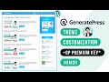Generatepress premium theme customization  generatepress tutorial in hindi  2021