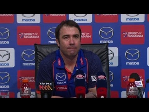 Round 1, 2016 - Brad Scott post-match media conference football score