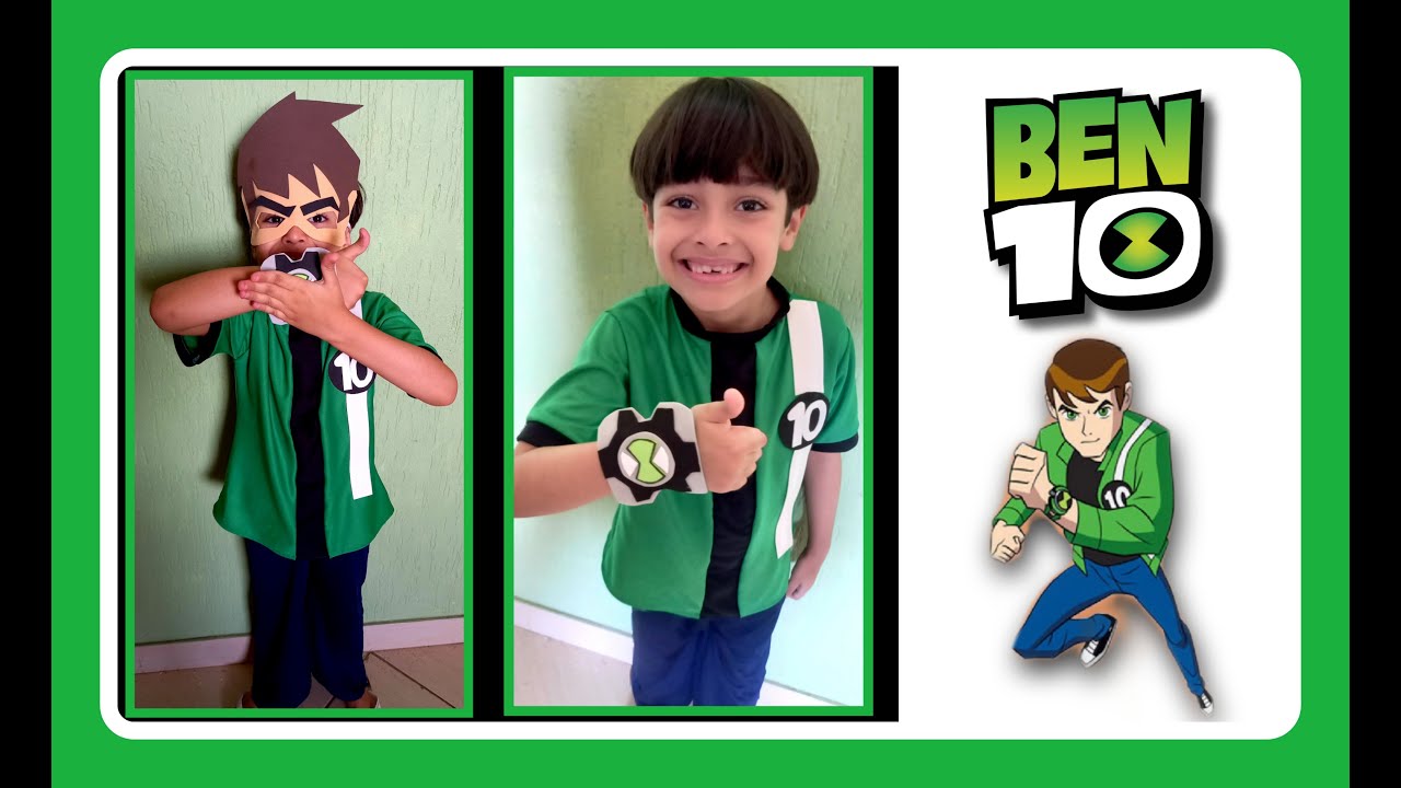 DIY: FANTASIA DO BEN 10 | Inventa Ação - YouTube