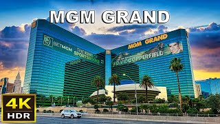 (4K HDR) MGM Grand Las Vegas Walkthrough  2023  Las Vegas, Nevada USA