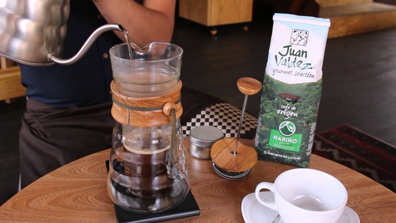Prensa Francesa con el Café de Origen Nariño.