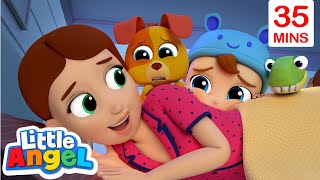 TOP 10 Bed Time Nursery Rhymes | Ten in the Bed | Little Angel Kids Songs \& Nursery Rhymes