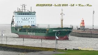 NORRBOTTEN 2FTU9 IMO 9191931 Emden sealock coaster cargo seaship merchant vessel KüMo Seeschiff