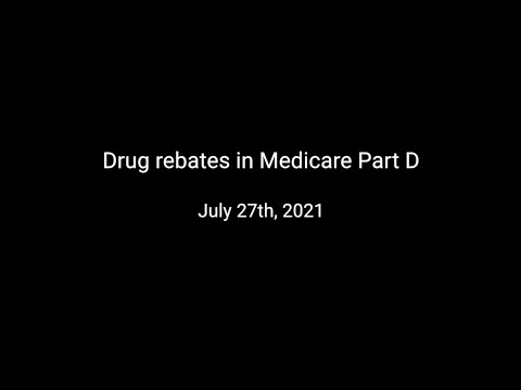 Drug rebates in Medicare Part D