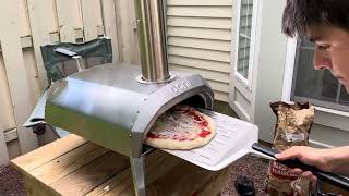 Making pizza in the Ooni Karu 12 Multi-Fuel Outdoor Pizza Oven by Philately, Nature and Tech 1,494 views 10 months ago 2 minutes, 58 seconds