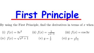 First Principle Practice Questions