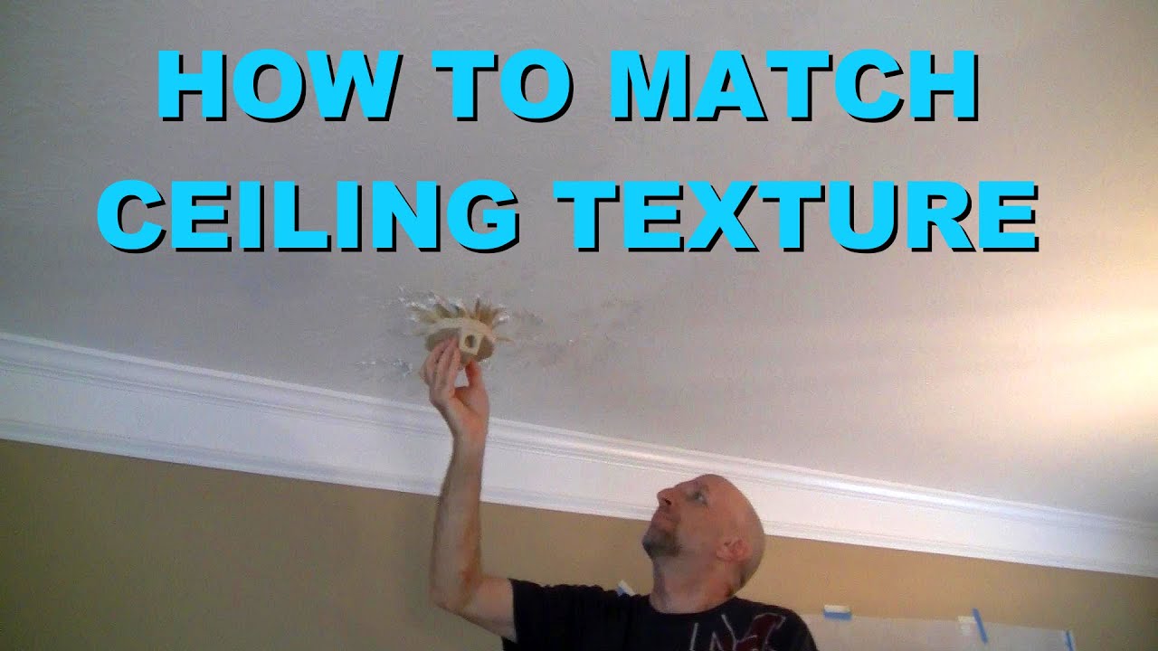 How do I match this ceiling texture? - Home Improvement Stack Exchange