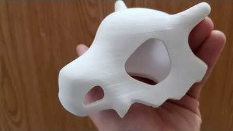 3D Printing Cubone from Pokemon (Time Lapse)