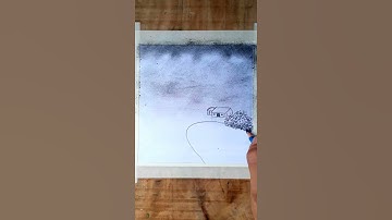 Cánh vẽ tranh phong cảnh bằng bút chì đơn giản - Hung art