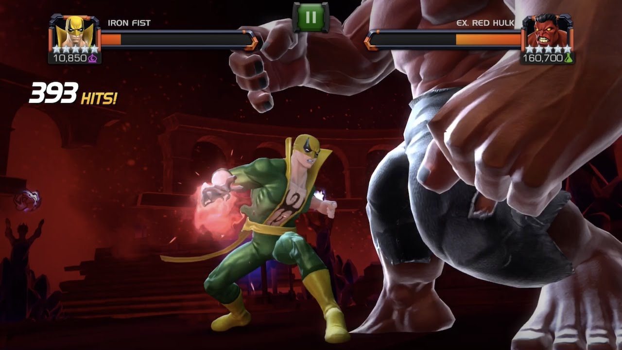The Final Battle Iron Fist vs. LoL Red Hulk Marvel Contest of