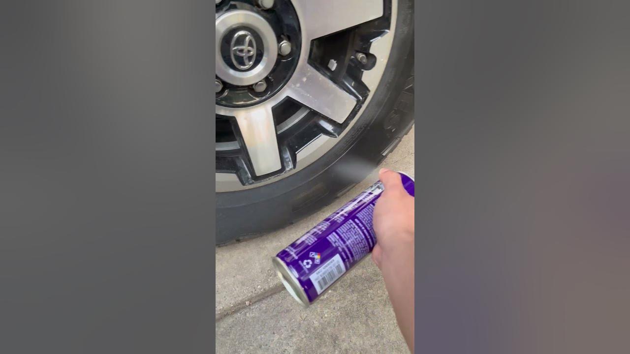 The best wet tire finish‼️ #crystalproducts #crystal #tire #tirefinish