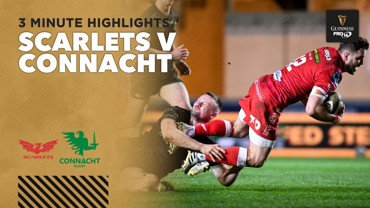 3 Minute Highlights Scarlets v Connacht Round 16 Guinness PRO14 2020/21