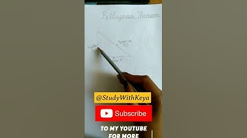 PYTHAGORAS THEOREM ✍️ #maths #easy #learning #pythagoras #theorem #shorts #video #2022