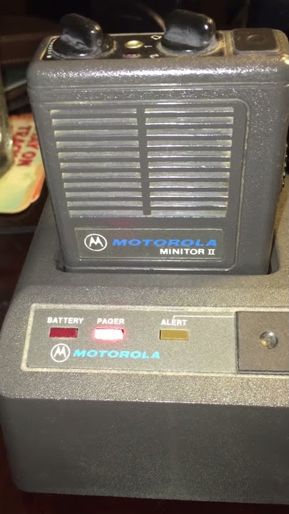 Motorola Minitor 2 activation