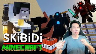 Skibidi Minecraft | เมื่อกองทัพชักโครก มาจาก Minecraft