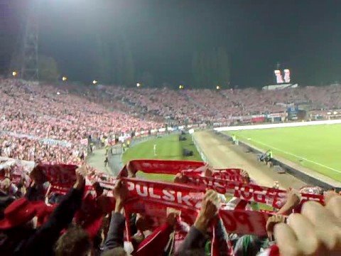 Polska Czechy Sektor 24 Stadion Slaski Chorzow Hymn Polski El Ms 2010 Youtube
