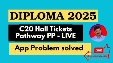 C20 | Diploma Exam Updates  | 5th sem Pathways passing Packages | App usage