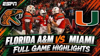 Florida A&M vs #7 Miami Week 2 Highlights 2026 College Football Highlights 