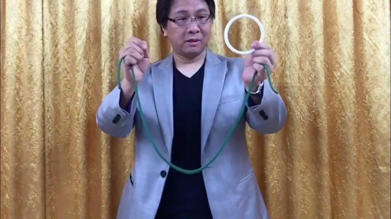 【マジック】沙門のリング＆ロープ Ring & Rope trick performance magic trick ring 