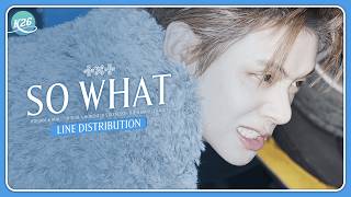 TXT (투모로우바이투게더) ~ So What ~ Line Distribution