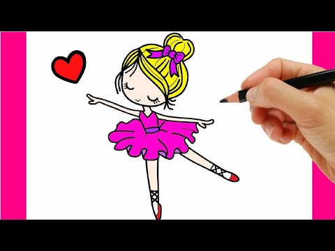 Vídeo: Com Dibuixar Una Ballarina Per Etapes