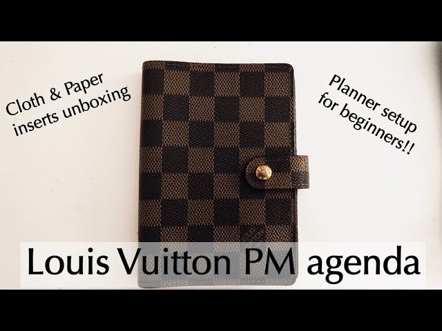 SET UP MY LV AGENDA WITH ME!! FT. CLOTH & PAPER 