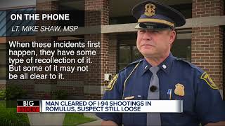 Suspect arrested in connection with I-94 shootings released