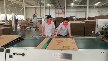 High Speed Computerized Automatic Folder Gluer Stitcher Machine #stitcher #foldergluer #stitching