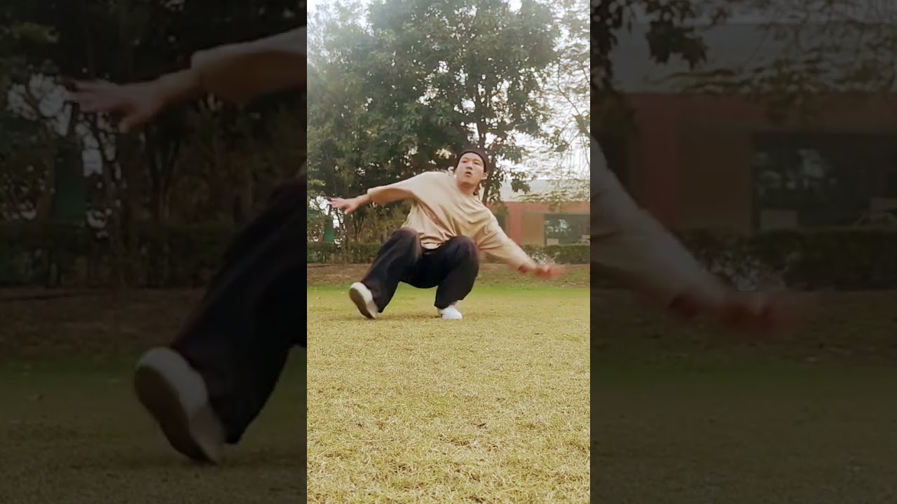 My perfect landing power leg swipe freestyle 😂😀